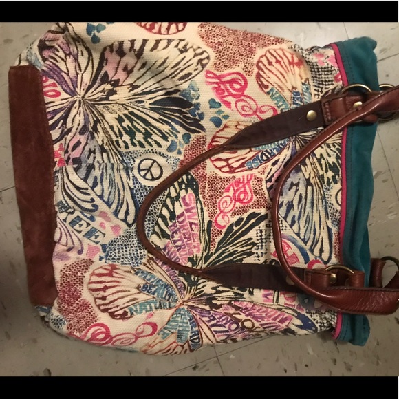 Lucky Brand Handbags - Lucky brand tote bag with leather handles
